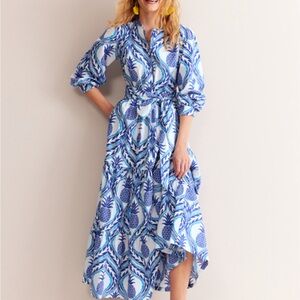 Boden NEW Alba Tiered Cotton Maxi Dress
Surf The Web, Pineapple Wave, 6R